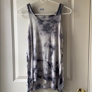 AE rib tie dye tank